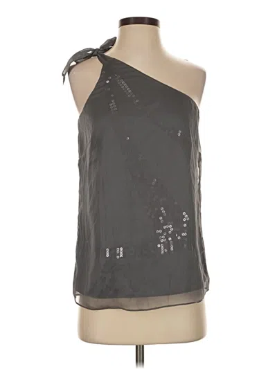 Pre-owned The Limited Sleeveless Blouse In Gray