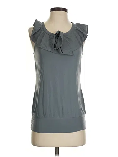 Pre-owned The Limited Sleeveless Blouse In Gray
