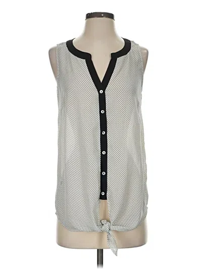 Pre-owned The Limited Sleeveless Blouse In Gray