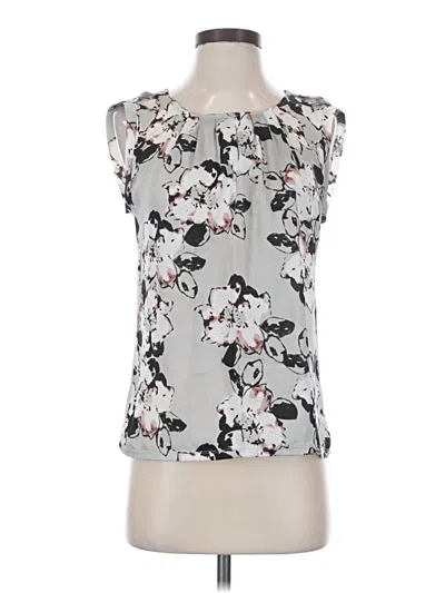 Pre-owned The Limited Sleeveless Blouse In Gray