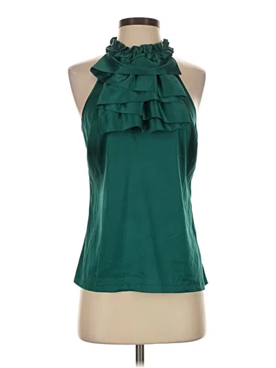 Pre-owned The Limited Sleeveless Blouse In Green