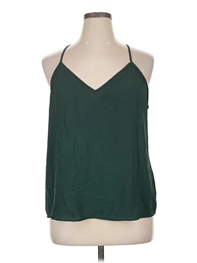 Pre-owned The Limited Sleeveless Blouse In Green