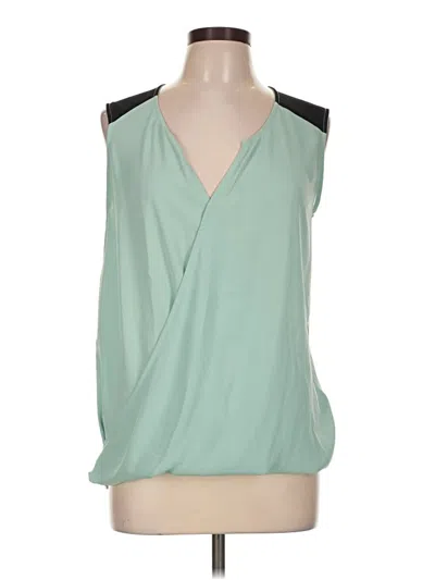 Pre-owned The Limited Sleeveless Blouse In Green