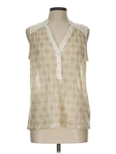 Pre-owned The Limited Sleeveless Blouse In Ivory