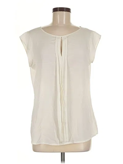 Pre-owned The Limited Sleeveless Blouse In Ivory