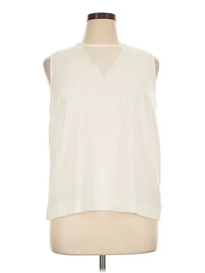 Pre-owned The Limited Sleeveless Blouse In Ivory