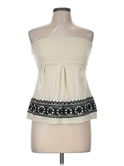 Pre-owned The Limited Sleeveless Blouse In Ivory