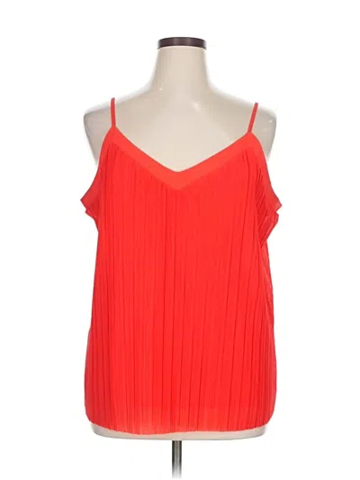 Pre-owned The Limited Sleeveless Blouse In Orange