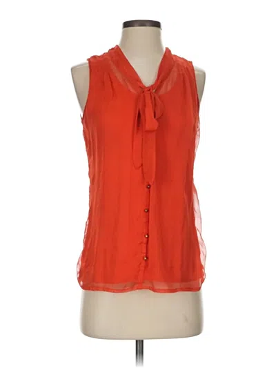 Pre-owned The Limited Sleeveless Blouse In Orange