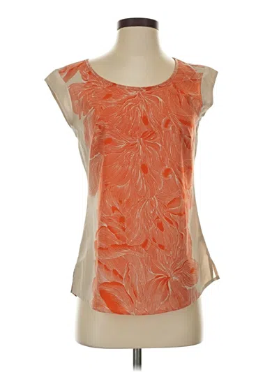 Pre-owned The Limited Sleeveless Blouse In Orange