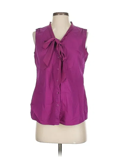 Pre-owned The Limited Sleeveless Blouse In Purple