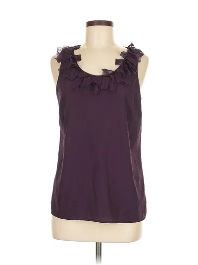 Pre-owned The Limited Sleeveless Blouse In Purple