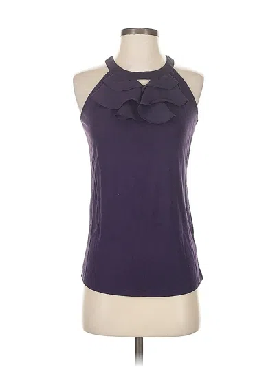 Pre-owned The Limited Sleeveless Blouse In Purple