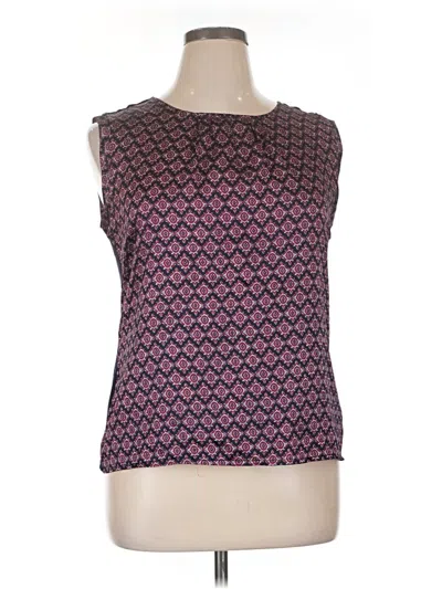 Pre-owned The Limited Sleeveless Blouse In Purple