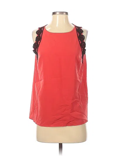 Pre-owned The Limited Sleeveless Blouse In Red