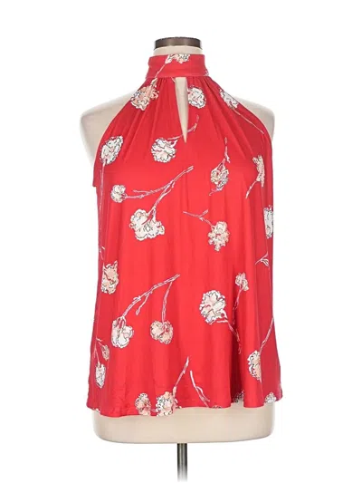 Pre-owned The Limited Sleeveless Blouse In Red
