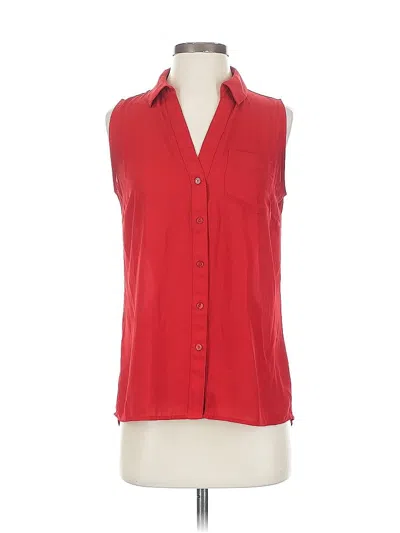 Pre-owned The Limited Sleeveless Blouse In Red