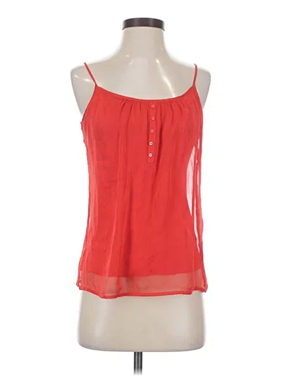 Pre-owned The Limited Sleeveless Blouse In Red