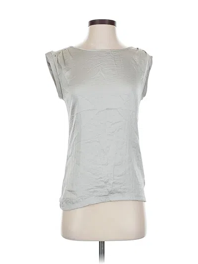 Pre-owned The Limited Sleeveless Blouse In Silver