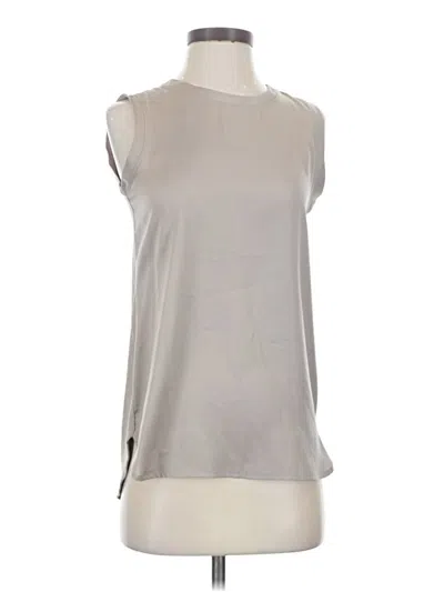 Pre-owned The Limited Sleeveless Blouse In Silver