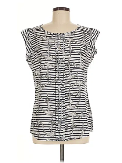 Pre-owned The Limited Sleeveless Blouse In Silver