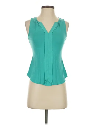 Pre-owned The Limited Sleeveless Blouse In Teal