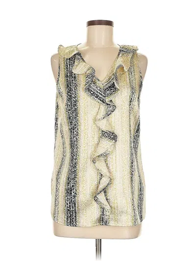 Pre-owned The Limited Sleeveless Blouse In White