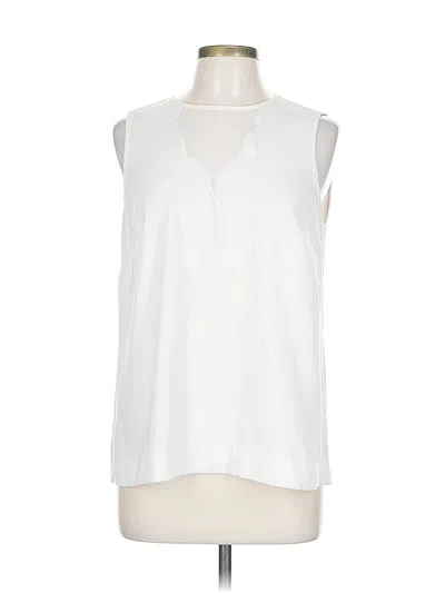 Pre-owned The Limited Sleeveless Blouse In White