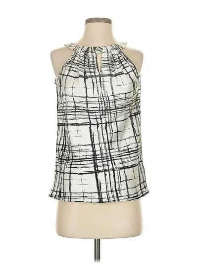 Pre-owned The Limited Sleeveless Blouse In White