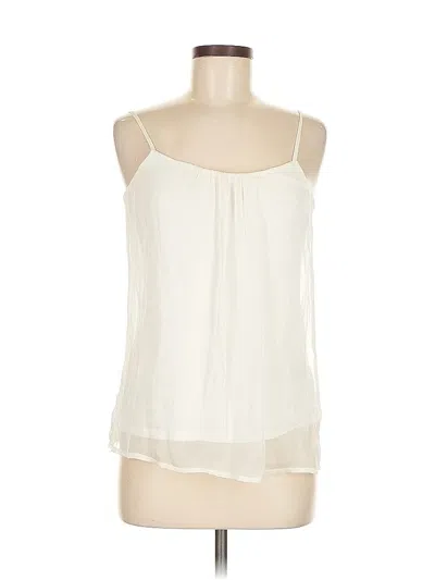 Pre-owned The Limited Sleeveless Blouse In White