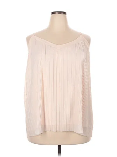 Pre-owned The Limited Sleeveless Blouse In White