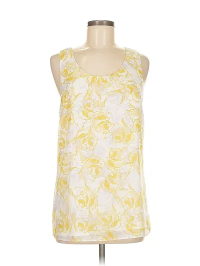 Pre-owned The Limited Sleeveless Blouse In Yellow