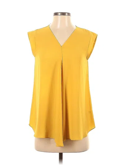 Pre-owned The Limited Sleeveless Blouse In Yellow