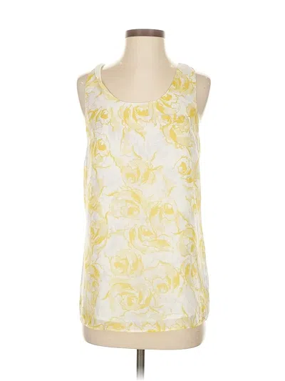 Pre-owned The Limited Sleeveless Blouse In Yellow