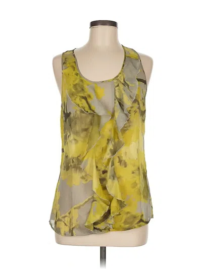 Pre-owned The Limited Sleeveless Blouse In Yellow