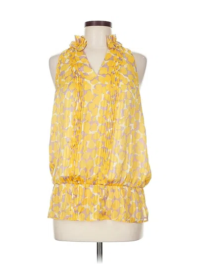 Pre-owned The Limited Sleeveless Blouse In Yellow