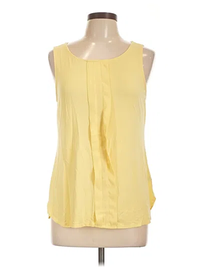Pre-owned The Limited Sleeveless Blouse In Yellow