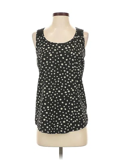 Pre-owned The Limited Sleeveless Top Black Scoop Neck Tops