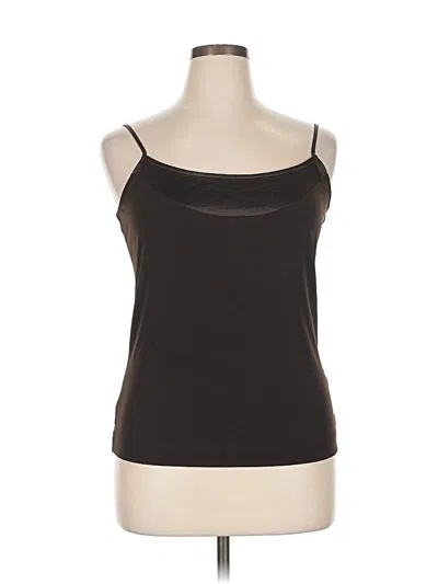Pre-owned The Limited Sleeveless Top Black Strapless Neckline Tops