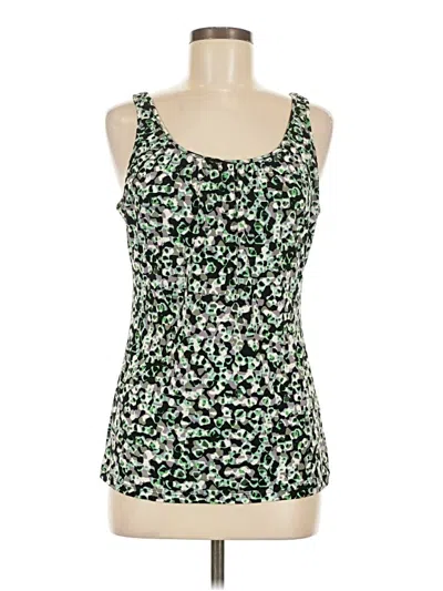 Pre-owned The Limited Sleeveless Top Green Sweetheart Neckline Tops