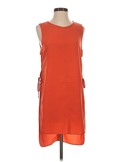 Pre-owned The Limited Sleeveless Top Orange Boatneck Tops