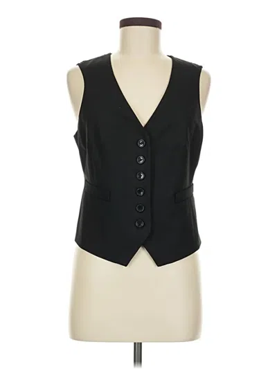 Pre-owned The Limited Tank Top Black Plunge Neckline Tops
