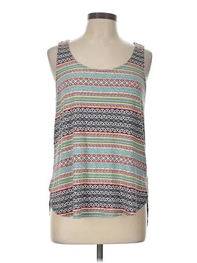 Pre-owned The Limited Tank Top Blue Square Neckline Tops