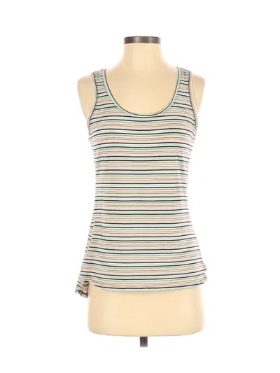 Pre-owned The Limited Tank Top Blue Strapless Neckline Tops