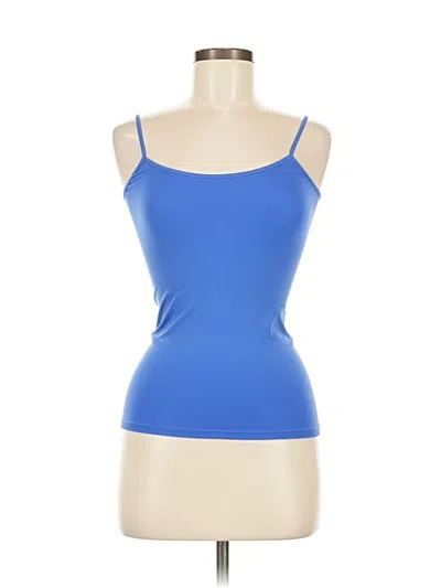 Pre-owned The Limited Tank Top Blue Strapless Neckline Tops