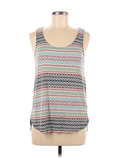 Pre-owned The Limited Tank Top Gray Halter Neckline Tops