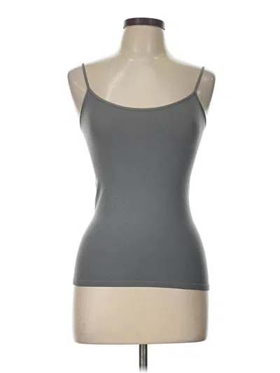 Pre-owned The Limited Tank Top Gray Strapless Neckline Tops