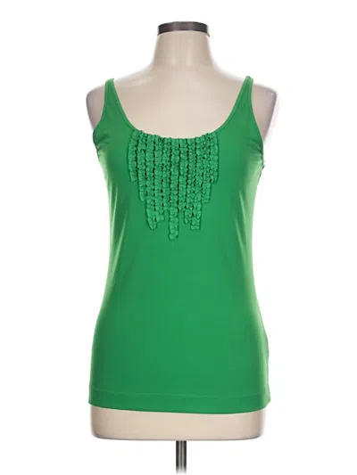 Pre-owned The Limited Tank Top Green Sweetheart Neckline Tops