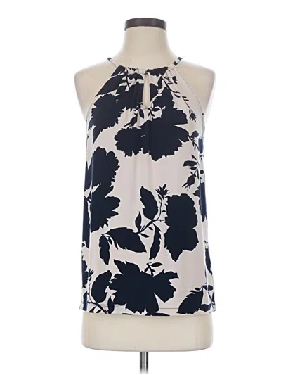 Pre-owned The Limited Tank Top Ivory Halter Neckline Tops