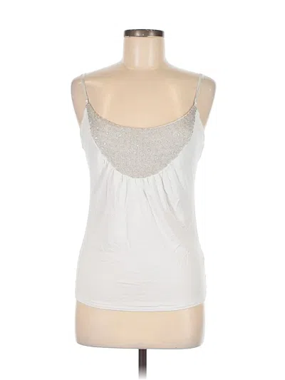 Pre-owned The Limited Tank Top Ivory Sweetheart Neckline Tops In White